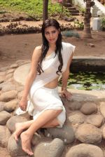 Anjana B in a wet white sari for Hollywood film Love & Passion